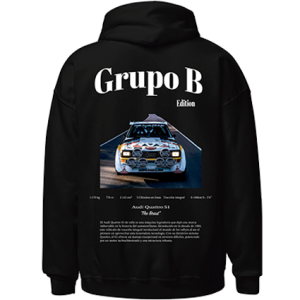 Sudadera Hoodie Audi Quattro S.1 ’85 – On Road