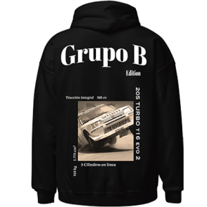 Sudadera Hoodie Peugeot 205 Turbo 16 '84