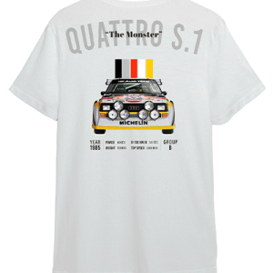 Camiseta Audi Quattro S.1 ’85