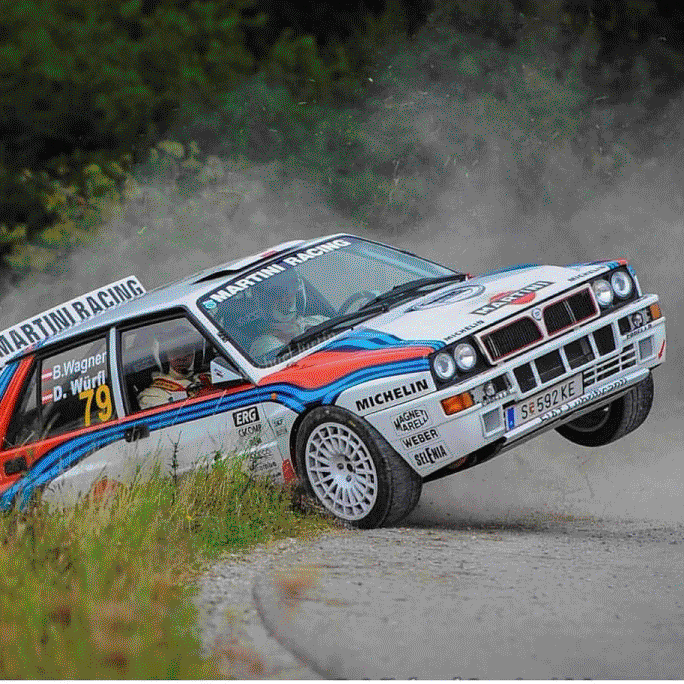 Lancia delta integrale grupo b rally